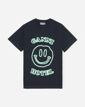 Cotton Jersey Hotel Dark - Sky Captain