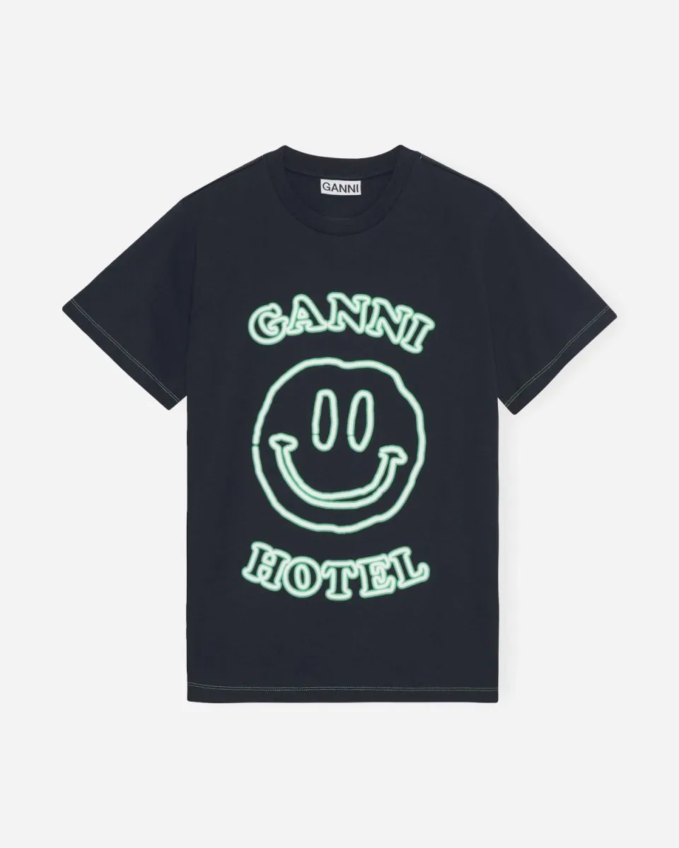 Cotton Jersey Hotel Dark - Sky Captain