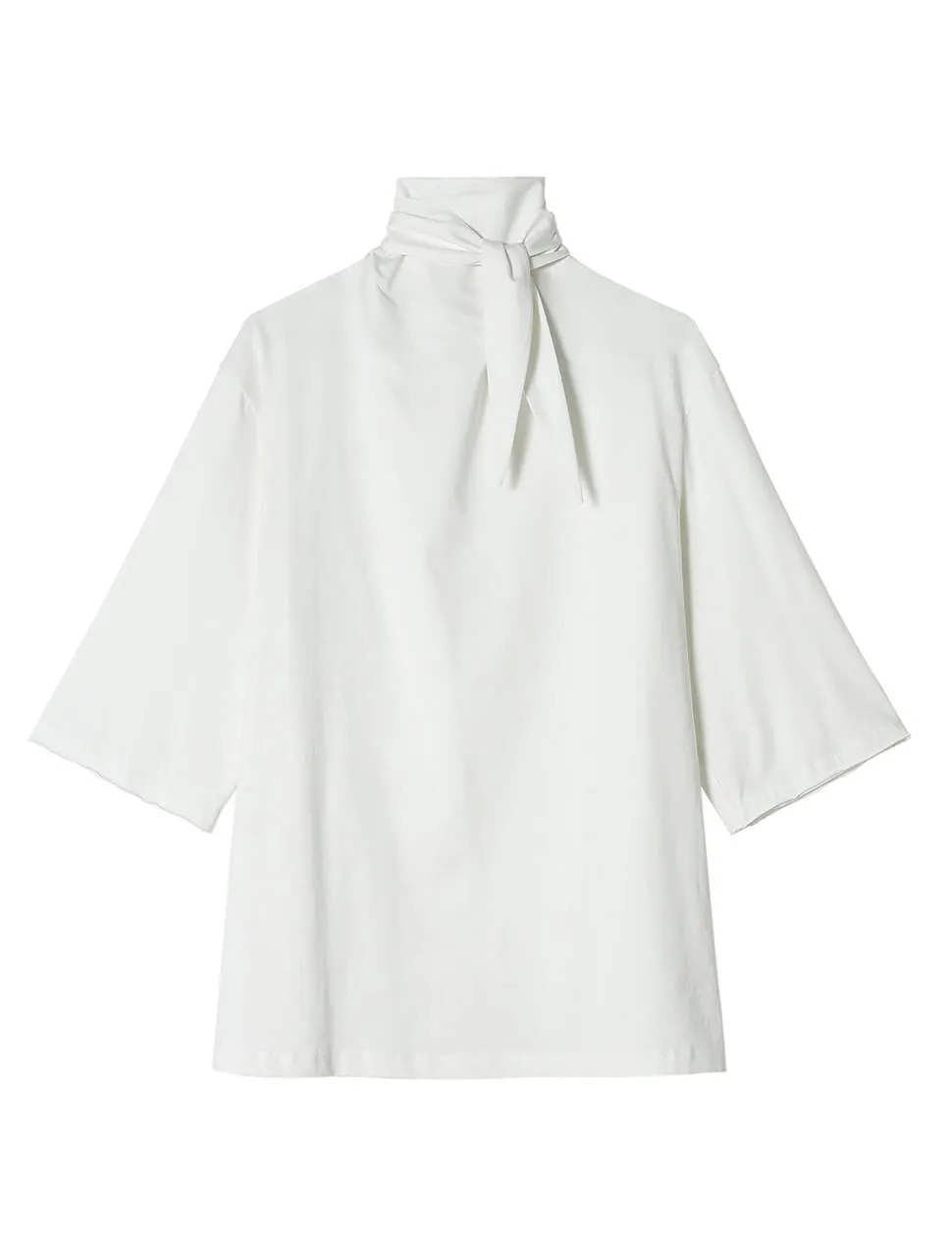 Cotton Neck-Tie Tee