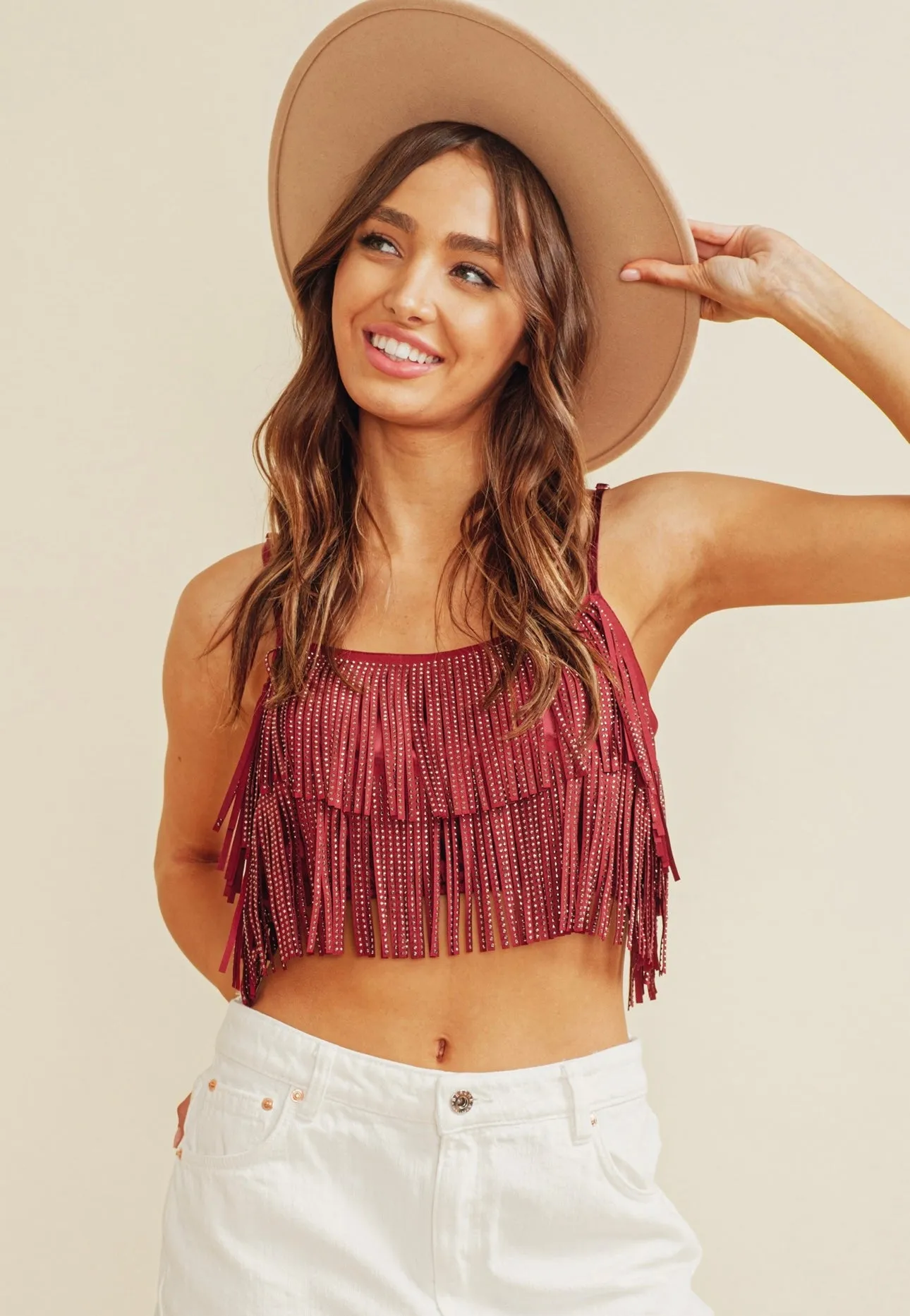 Cowgirl Rhinestone Top