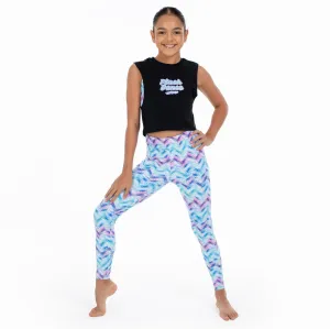 Crop Tank with 'Flash Dance' Print