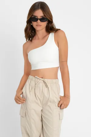 Crop top asimétrico un hombro