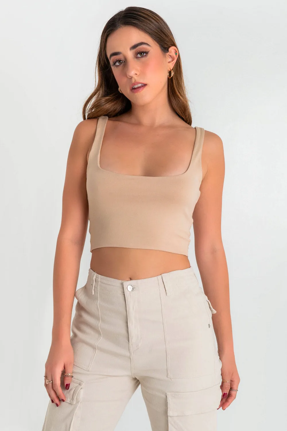 Crop top tirantes