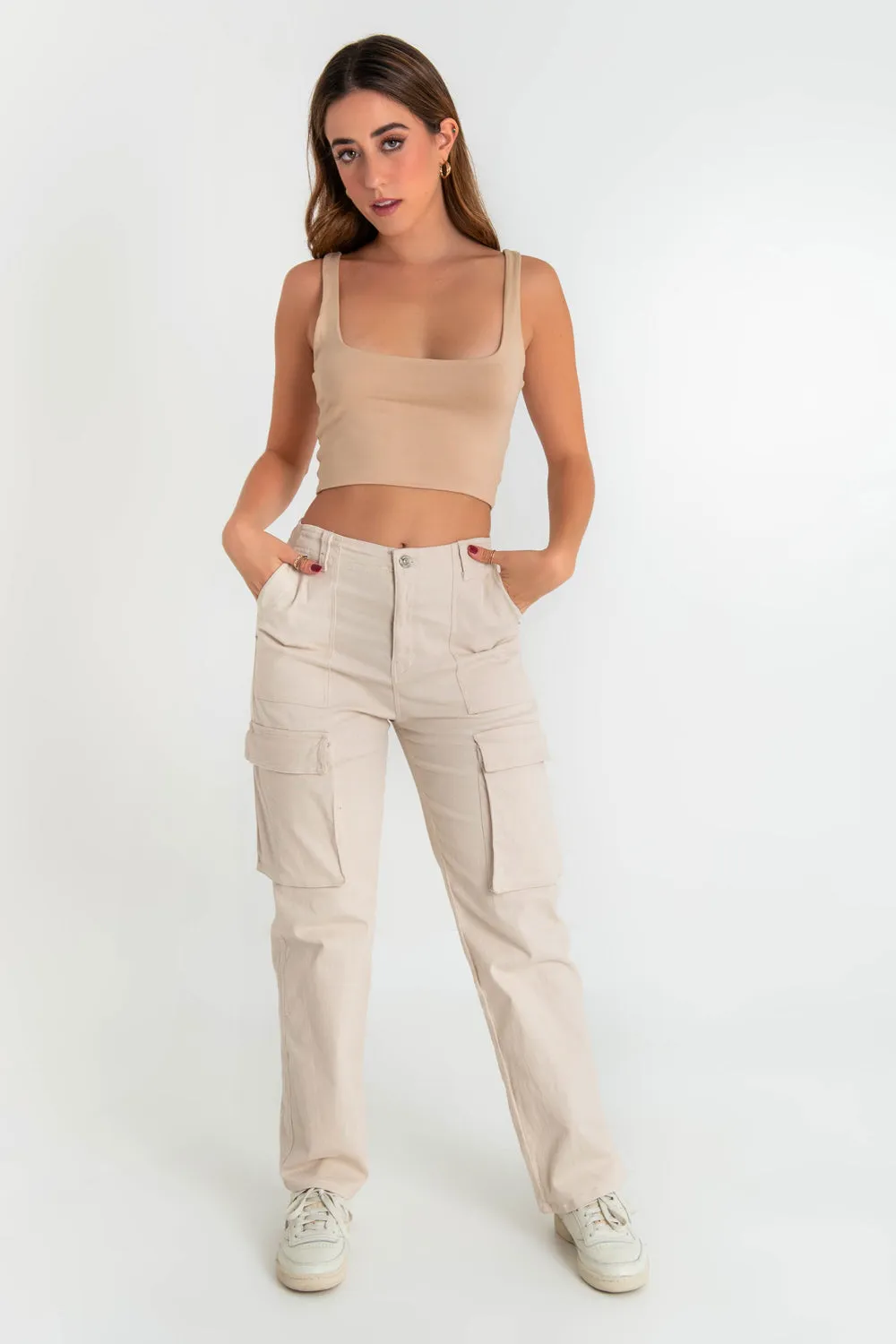Crop top tirantes