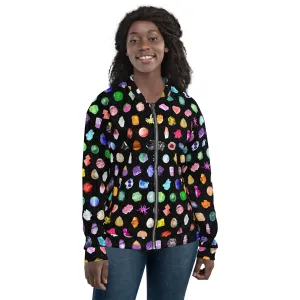 Crystal Grid Unisex Bomber Jacket