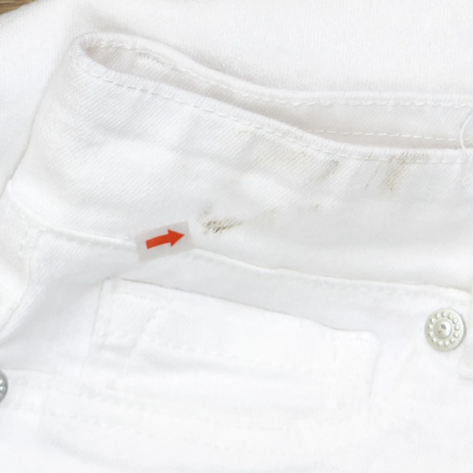 DG2 by Diane Gilman Womens Pull On Faux Button Skinny Jeans White Multi XS