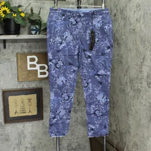 DG2 Womens Reversible Twill Pull On Skinny Jeans 728979 Blue Multi L