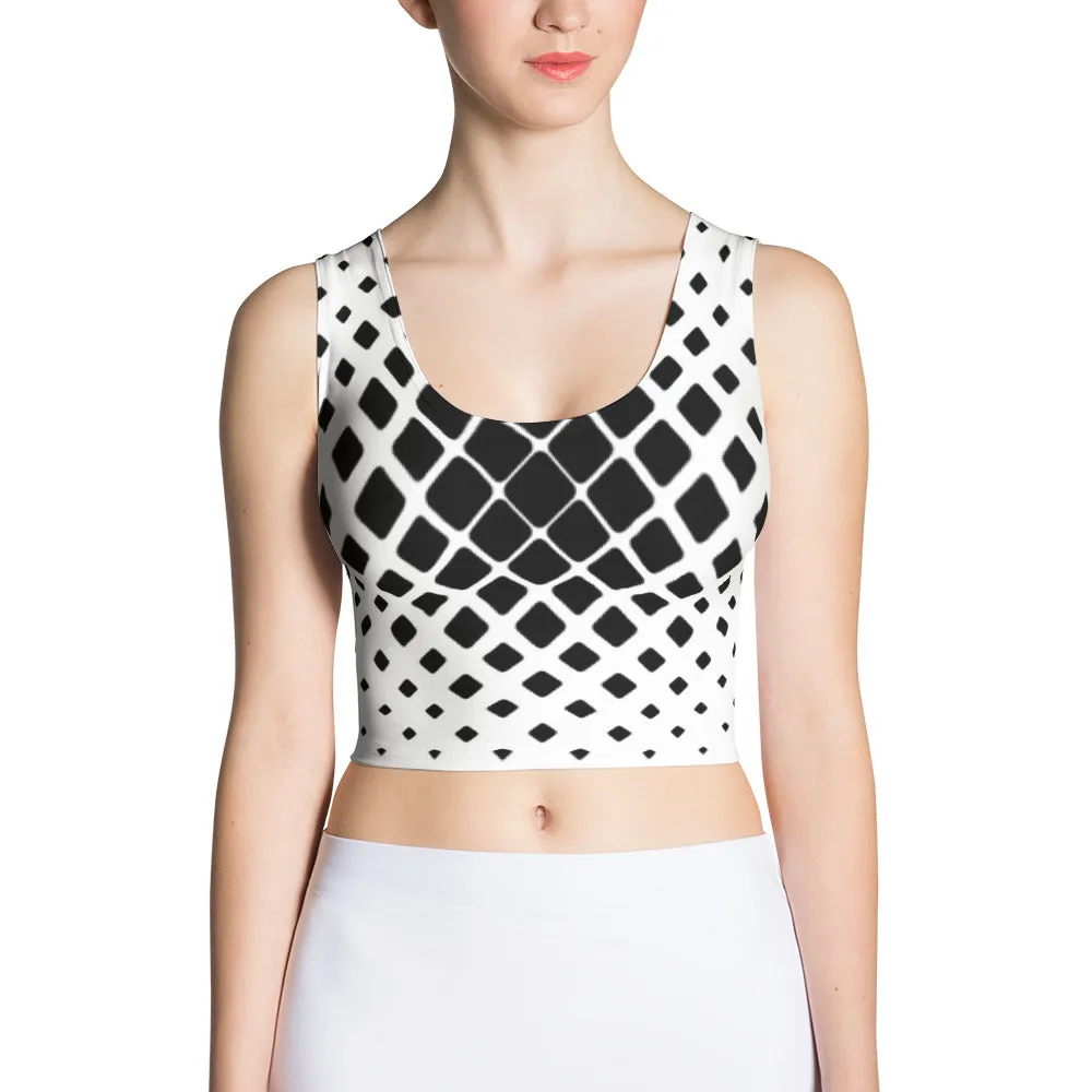Diamonds Cut Crop Top