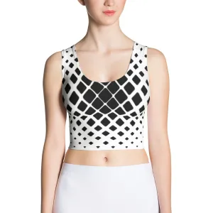 Diamonds Cut Crop Top