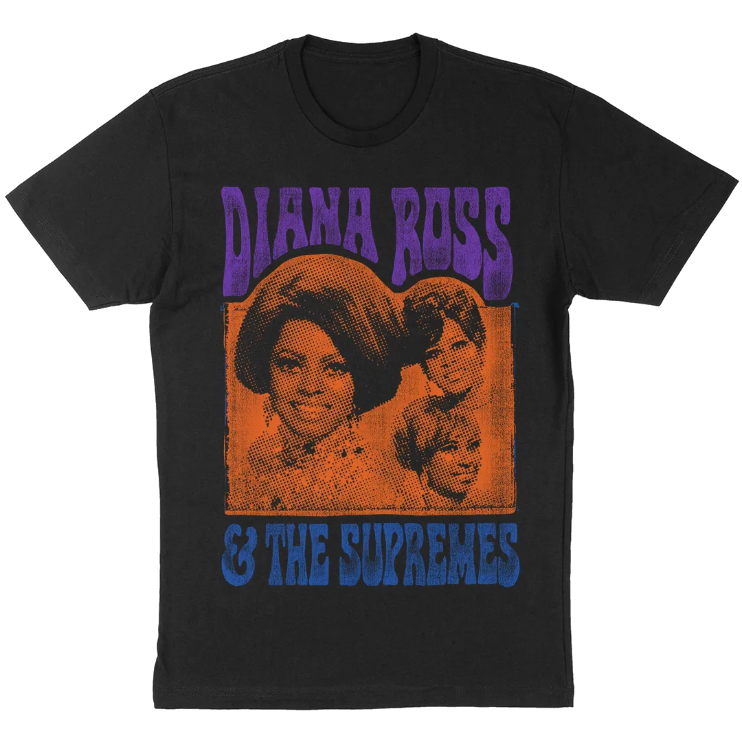 Diana Ross And The Supremes "Halftone Heads" T-Shirt