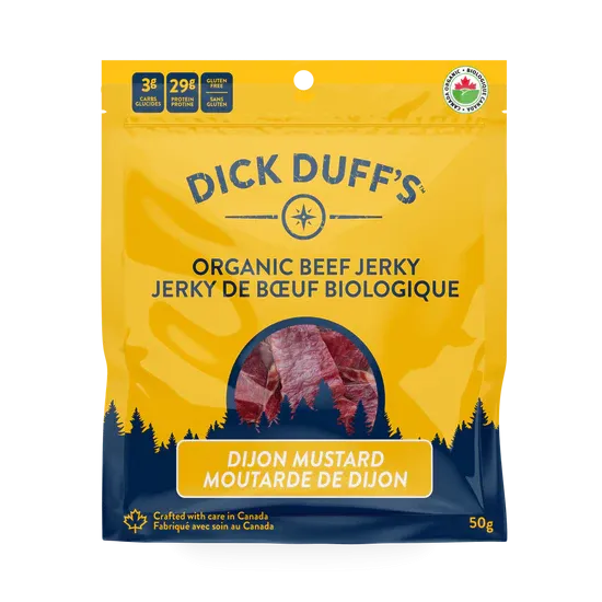 Dick Duff's Organic Beef Jerky - Dijon Mustard