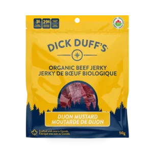 Dick Duff's Organic Beef Jerky - Dijon Mustard