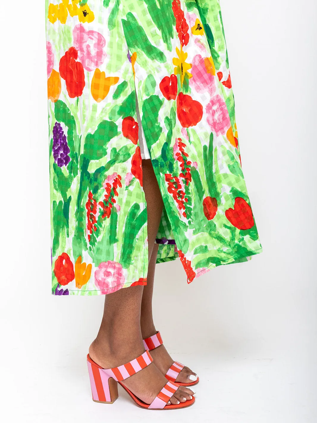 Djellaba Dress - Flower Bed