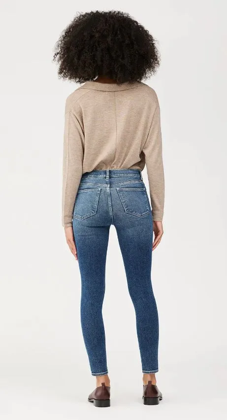 DL1961 - Florence Skinny Instasculpt Ankle Mid Distressed