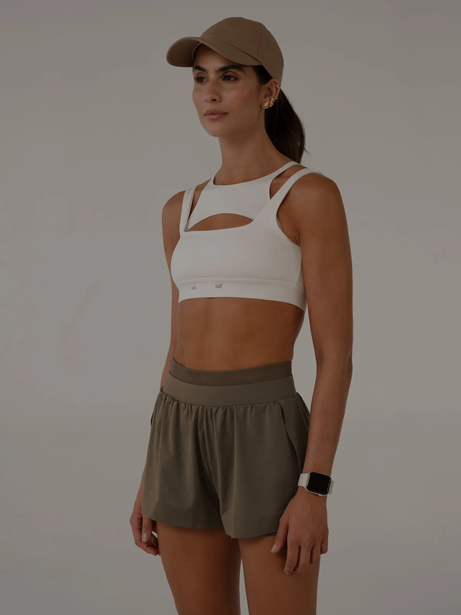 DOUBLE CROSS TOP  - SOFT WHITE