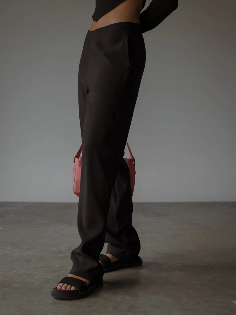 EASY RETRO PANT  - BLACK