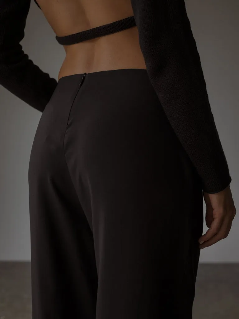 EASY RETRO PANT  - BLACK