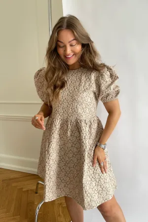 EliseIC Kjole - Beige