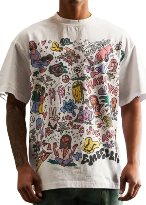 Embellish Groovy Tee (White)
