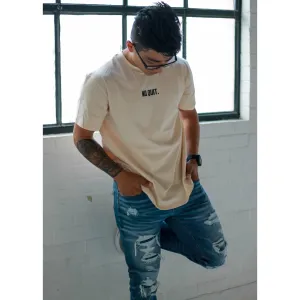 ESSENTIAL OVERSIZE TEE- OFF WHITE