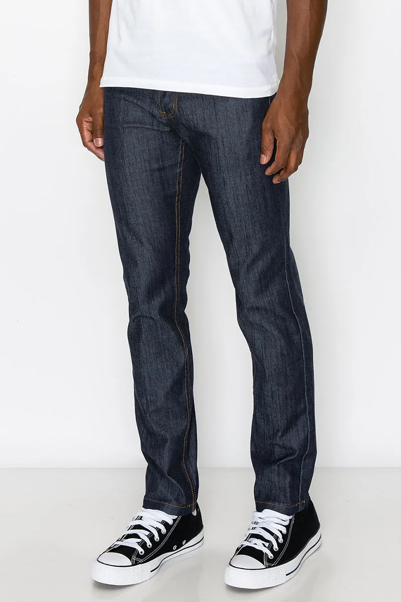 Essential  Raw Denim Skinny Jeans