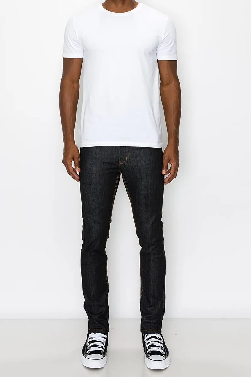 Essential  Raw Denim Skinny Jeans