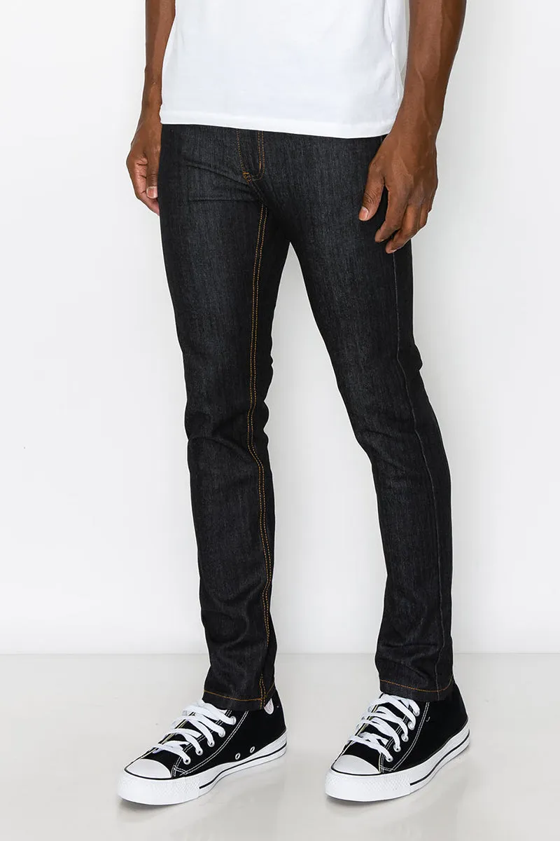 Essential  Raw Denim Skinny Jeans