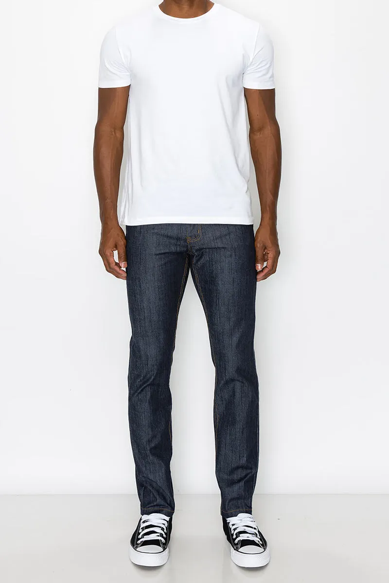 Essential  Raw Denim Skinny Jeans