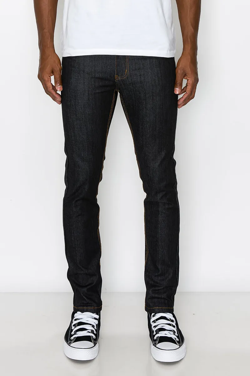 Essential  Raw Denim Skinny Jeans