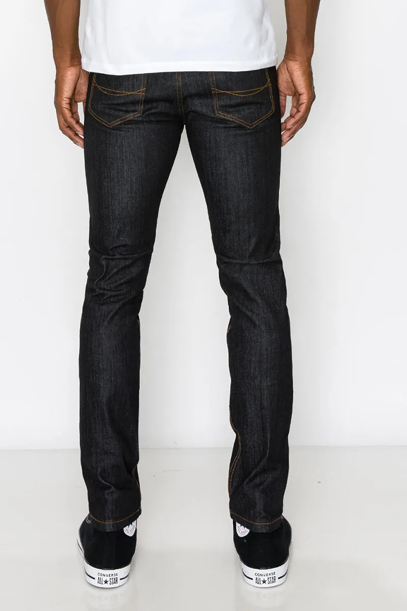 Essential  Raw Denim Skinny Jeans