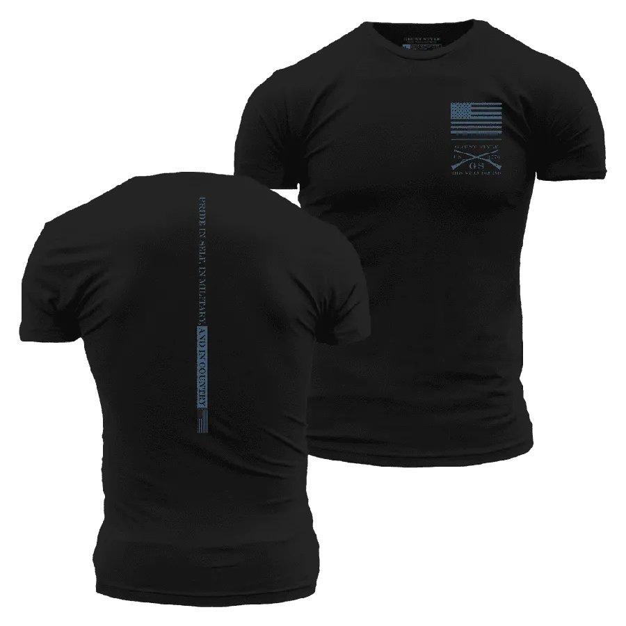Ethos Backbone T-Shirt - Black