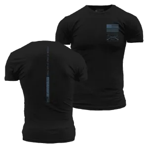 Ethos Backbone T-Shirt - Black