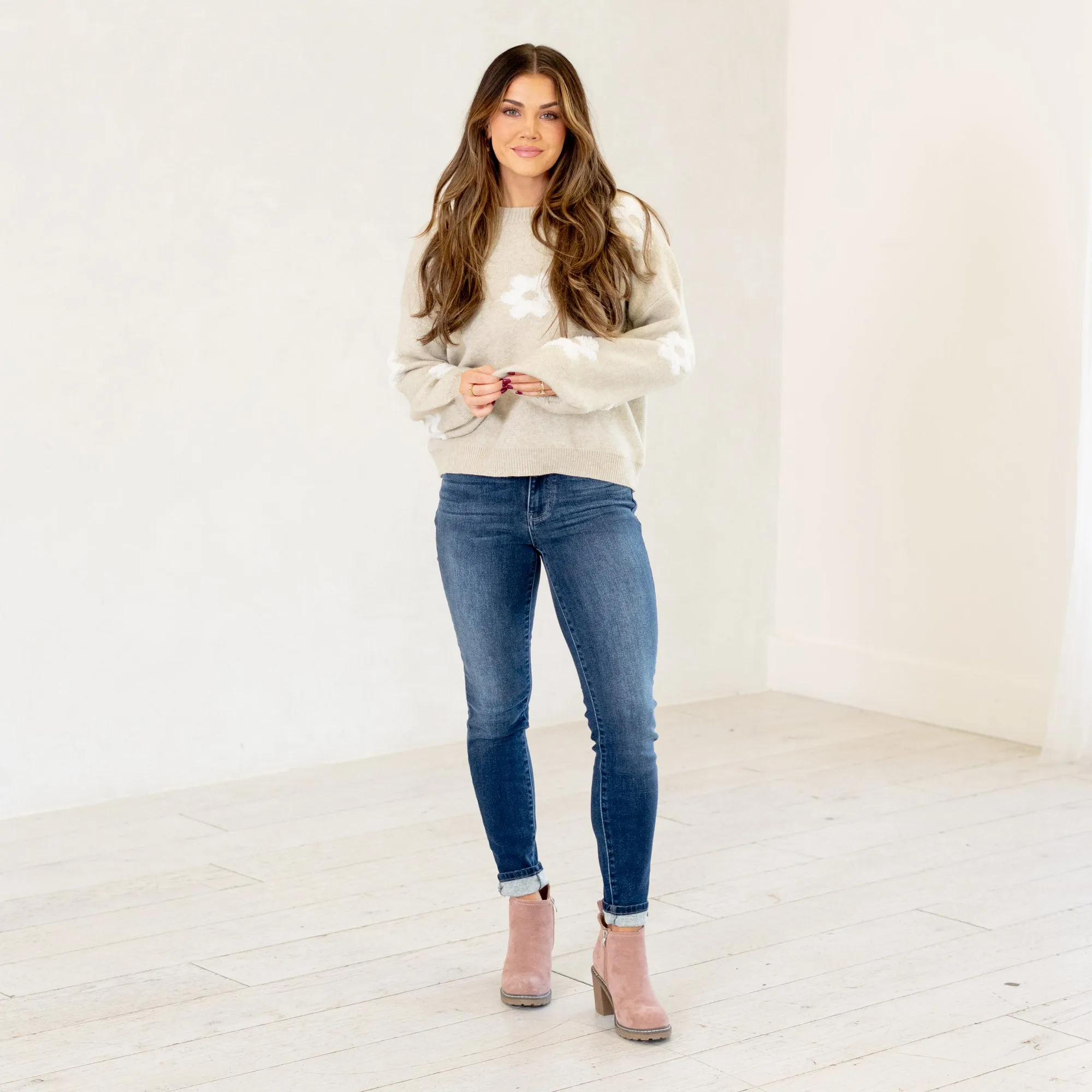 Evergreen Mid Rise Skinny Regular & Plus Sizes