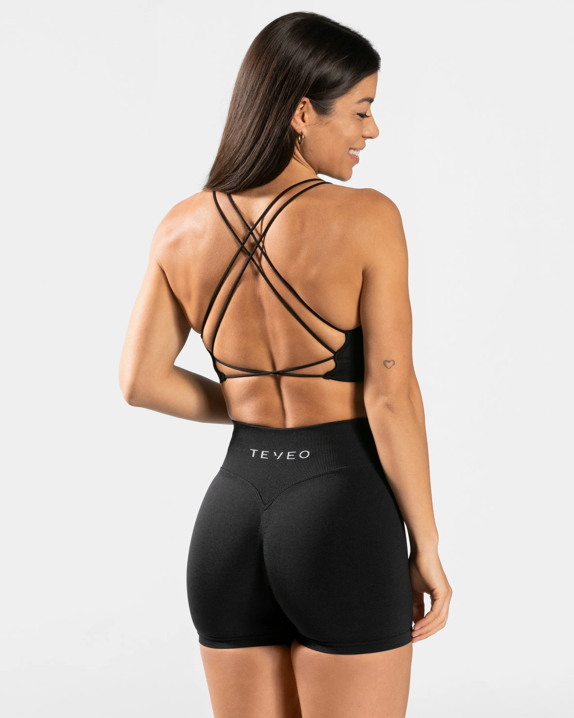 Everyday Backless Top "Schwarz"