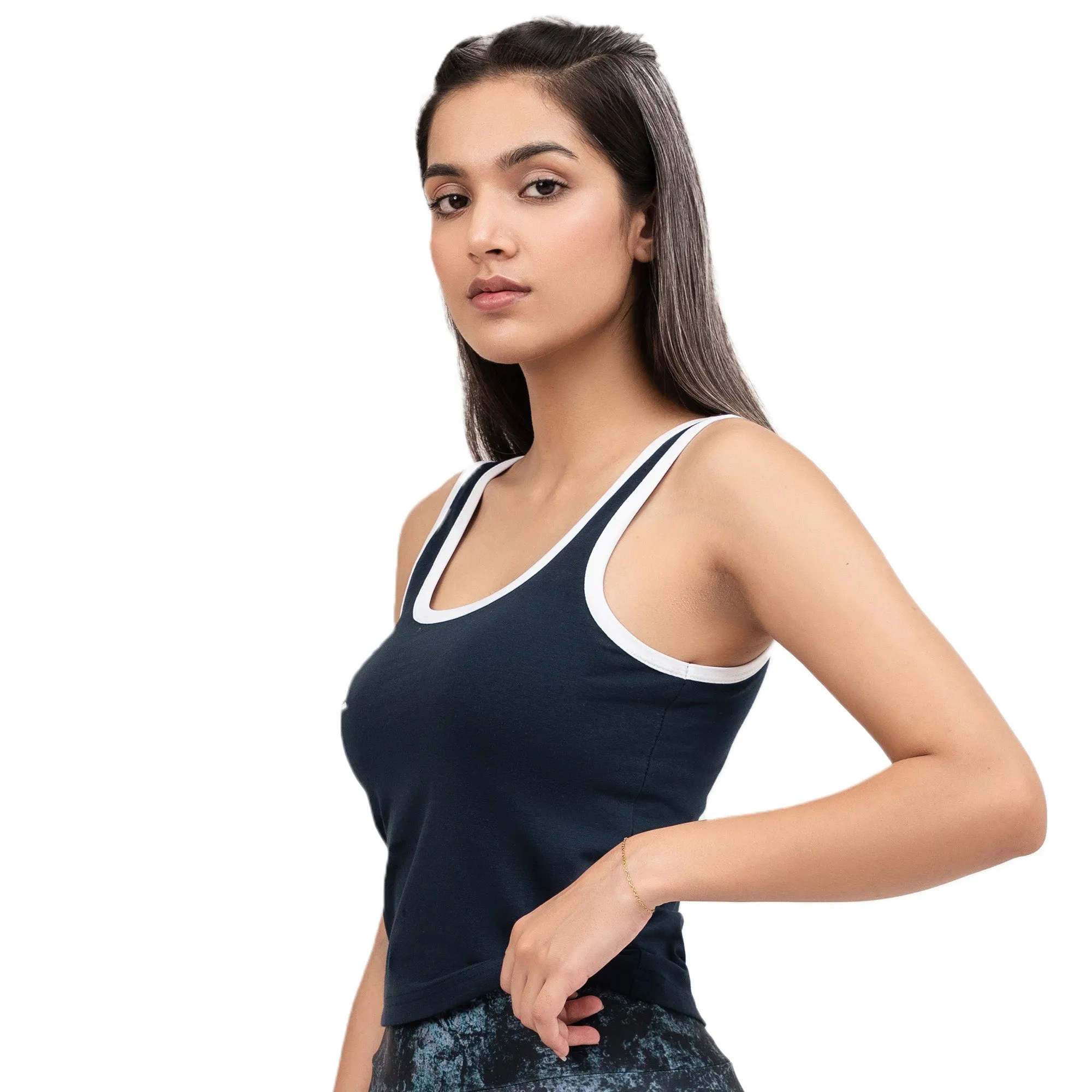 Evolve Tank - Navy
