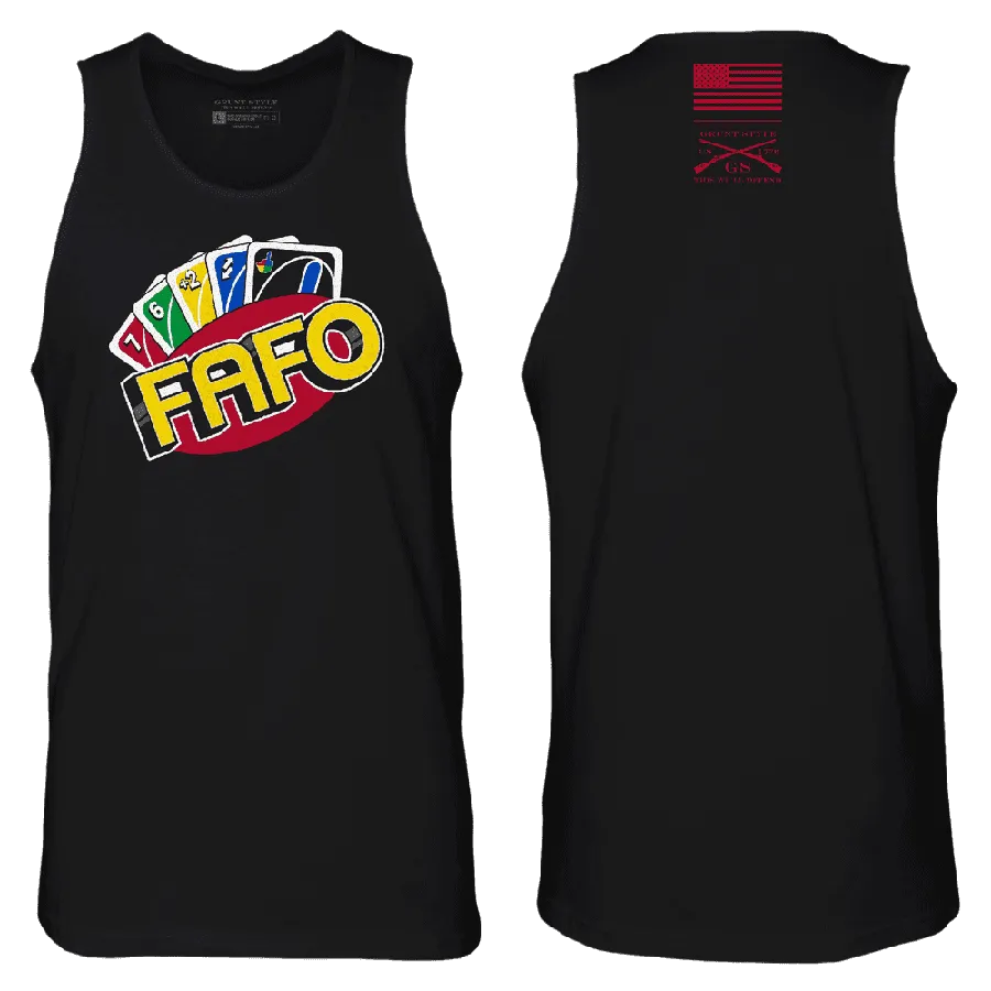 FAFO Wild Card Tank - Black