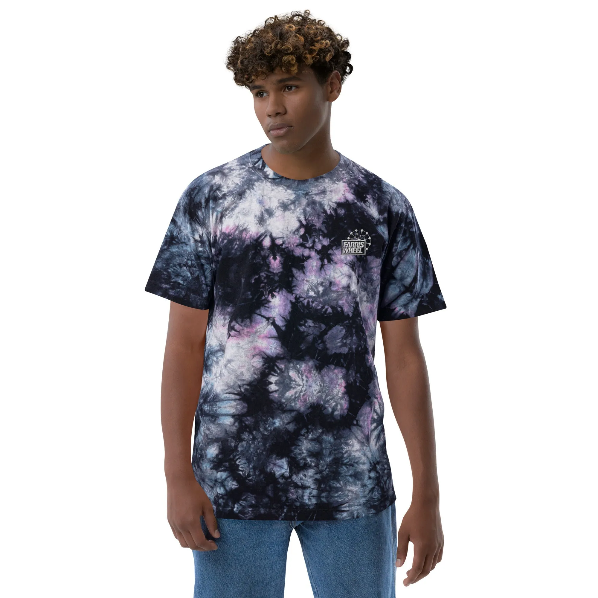 Farris Wheel Oversized Unisex Tie-dye T-shirt