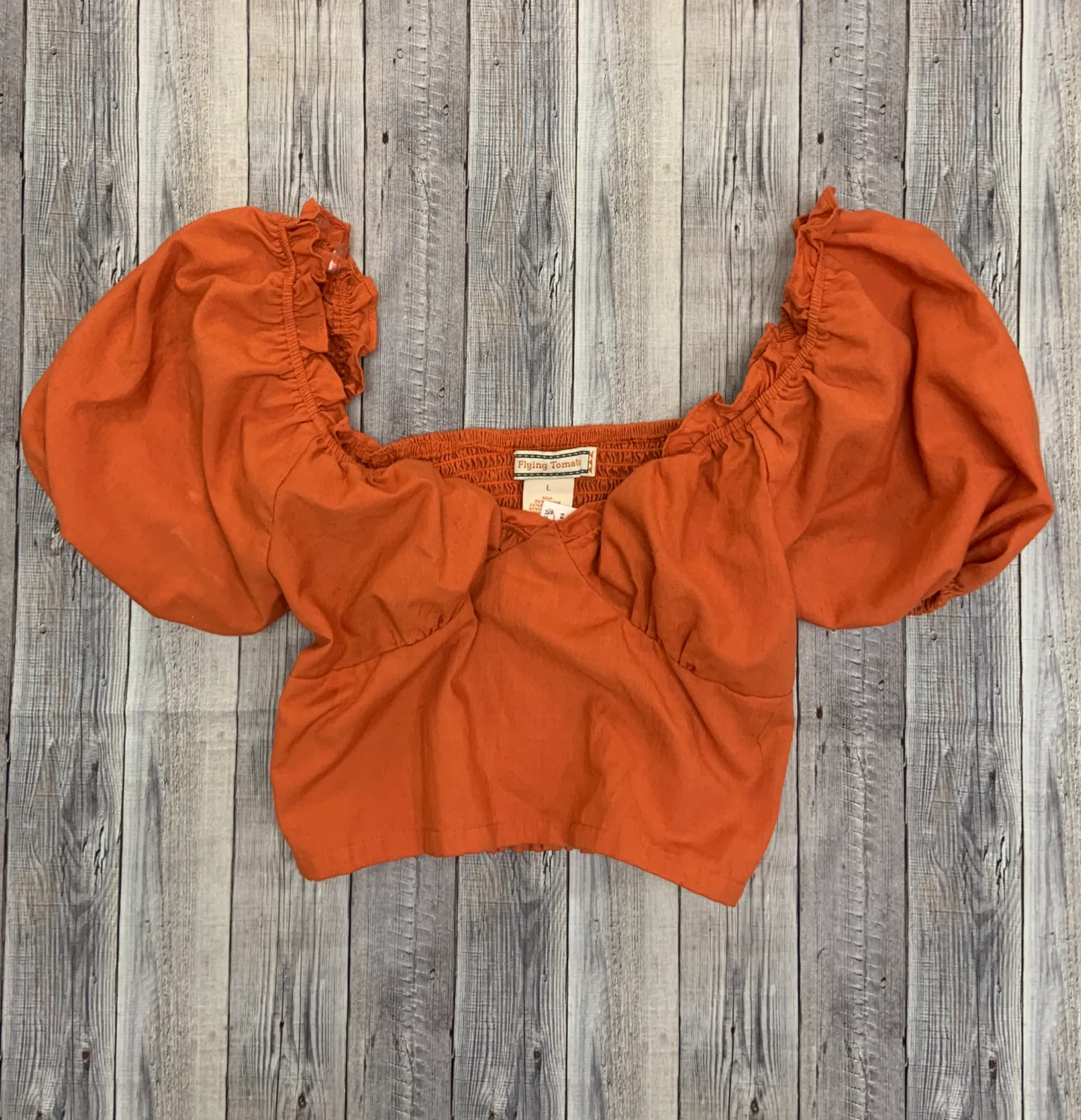 Flying Tomato Short Sleeve Top Size Large