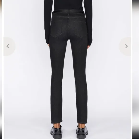 Frame Slit hem skinny jeans