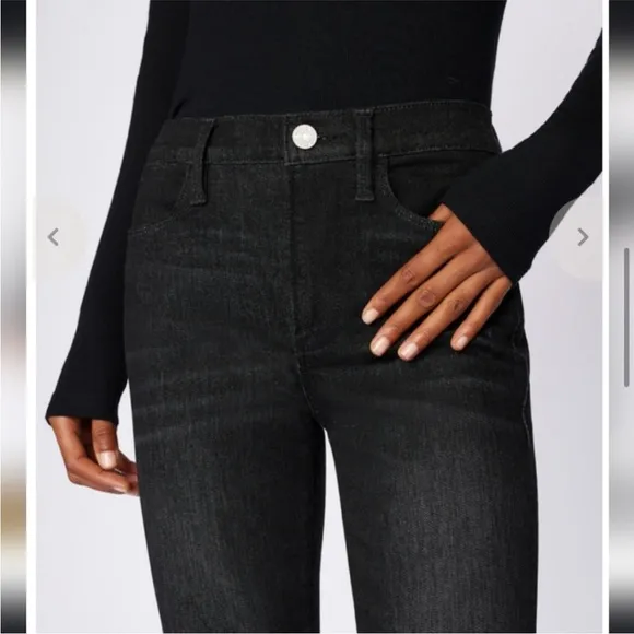 Frame Slit hem skinny jeans