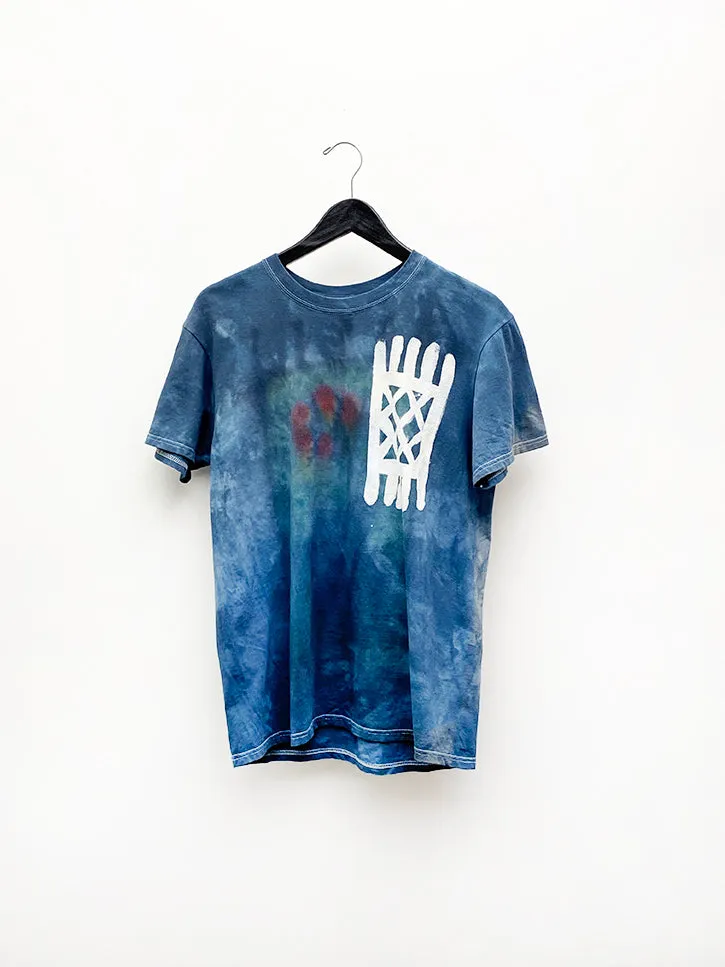 Frankie Krupa Vahdani Tie-Dye Rug Quilt T-Shirt, Short Sleeve