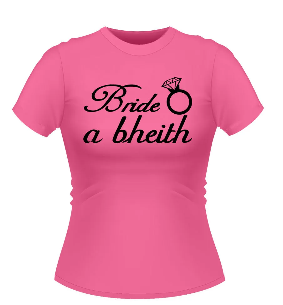 Gaeilge 'Bride to Be' Hen Party Tshirt
