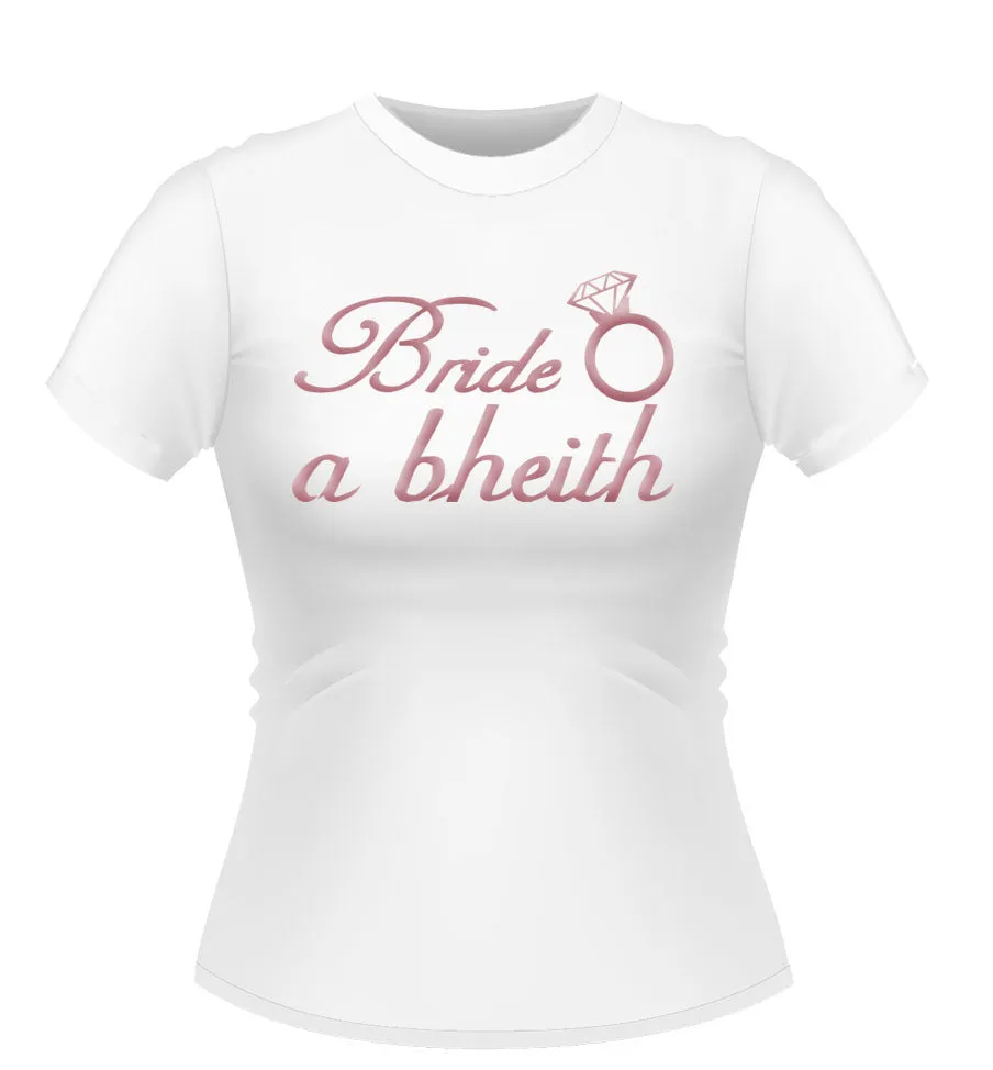 Gaeilge 'Bride to Be' Hen Party Tshirt