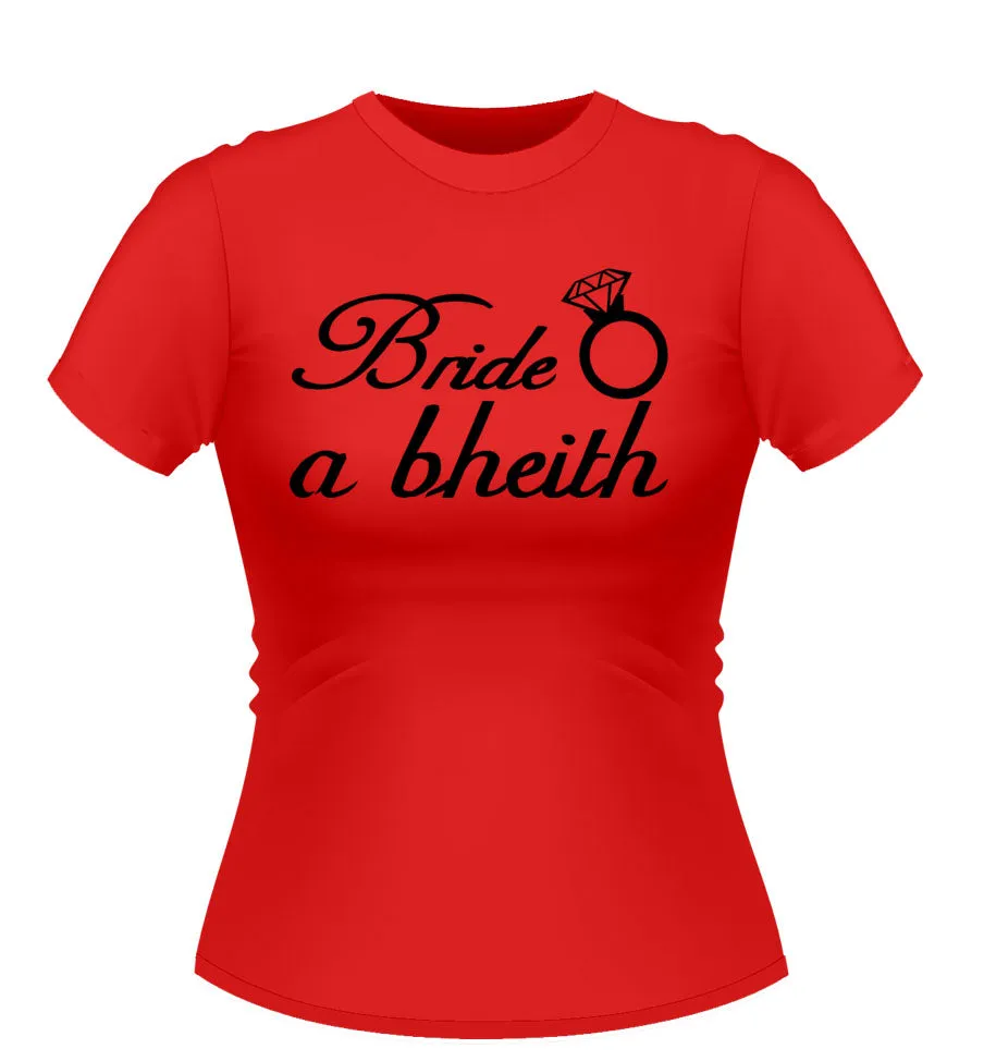 Gaeilge 'Bride to Be' Hen Party Tshirt