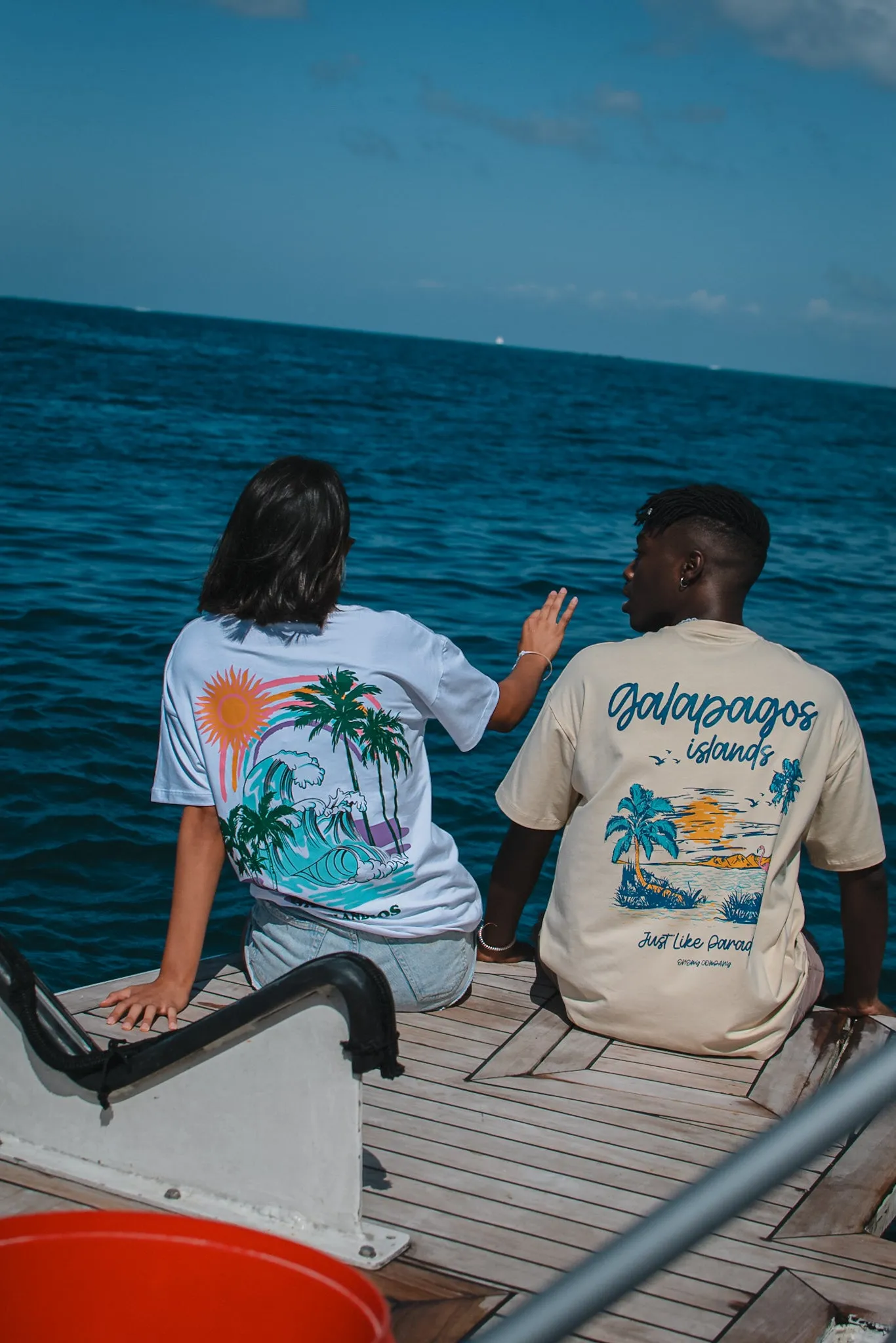 Galapagos Islands Just Like Paradise, Beige T-shirt