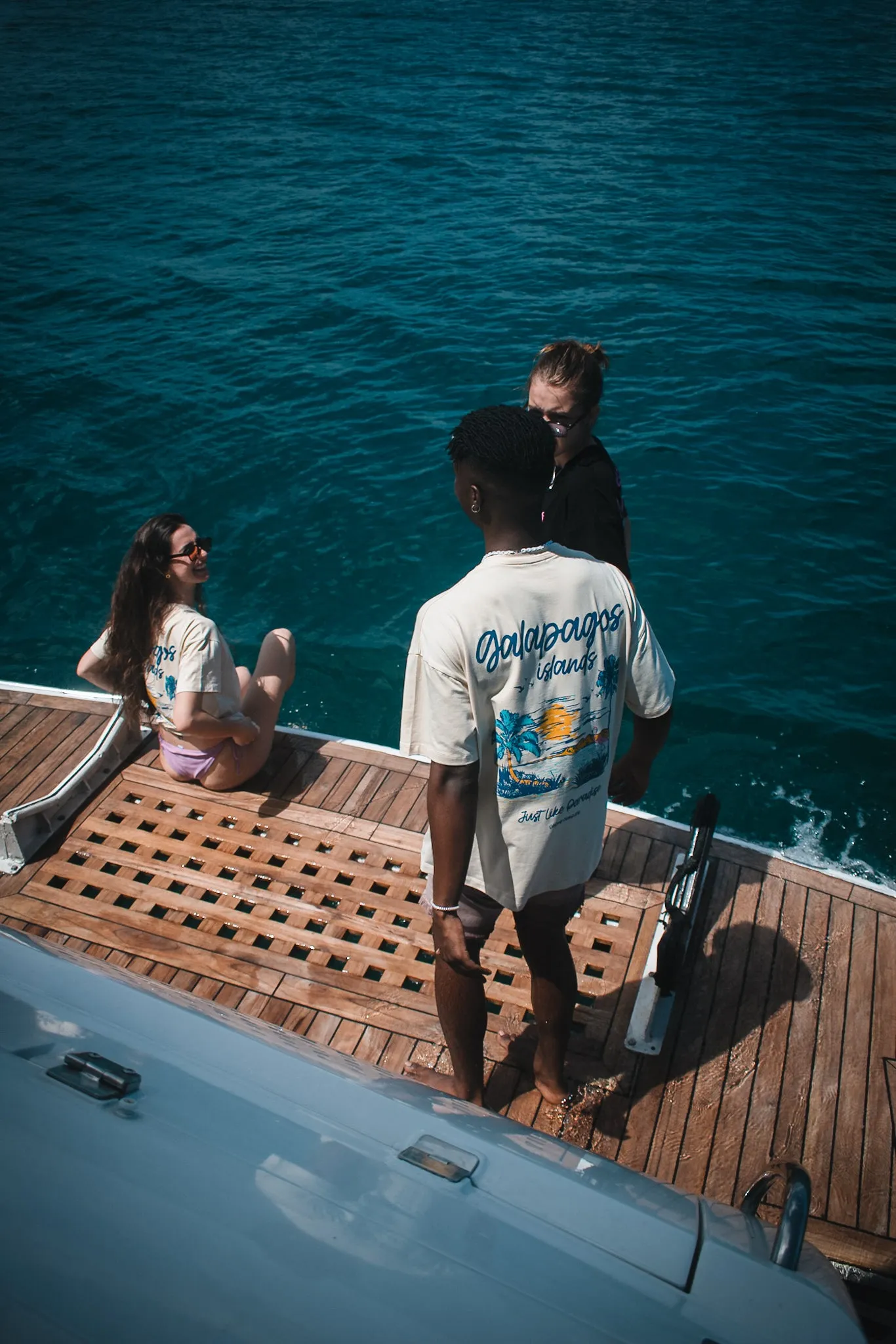 Galapagos Islands Just Like Paradise, Beige T-shirt