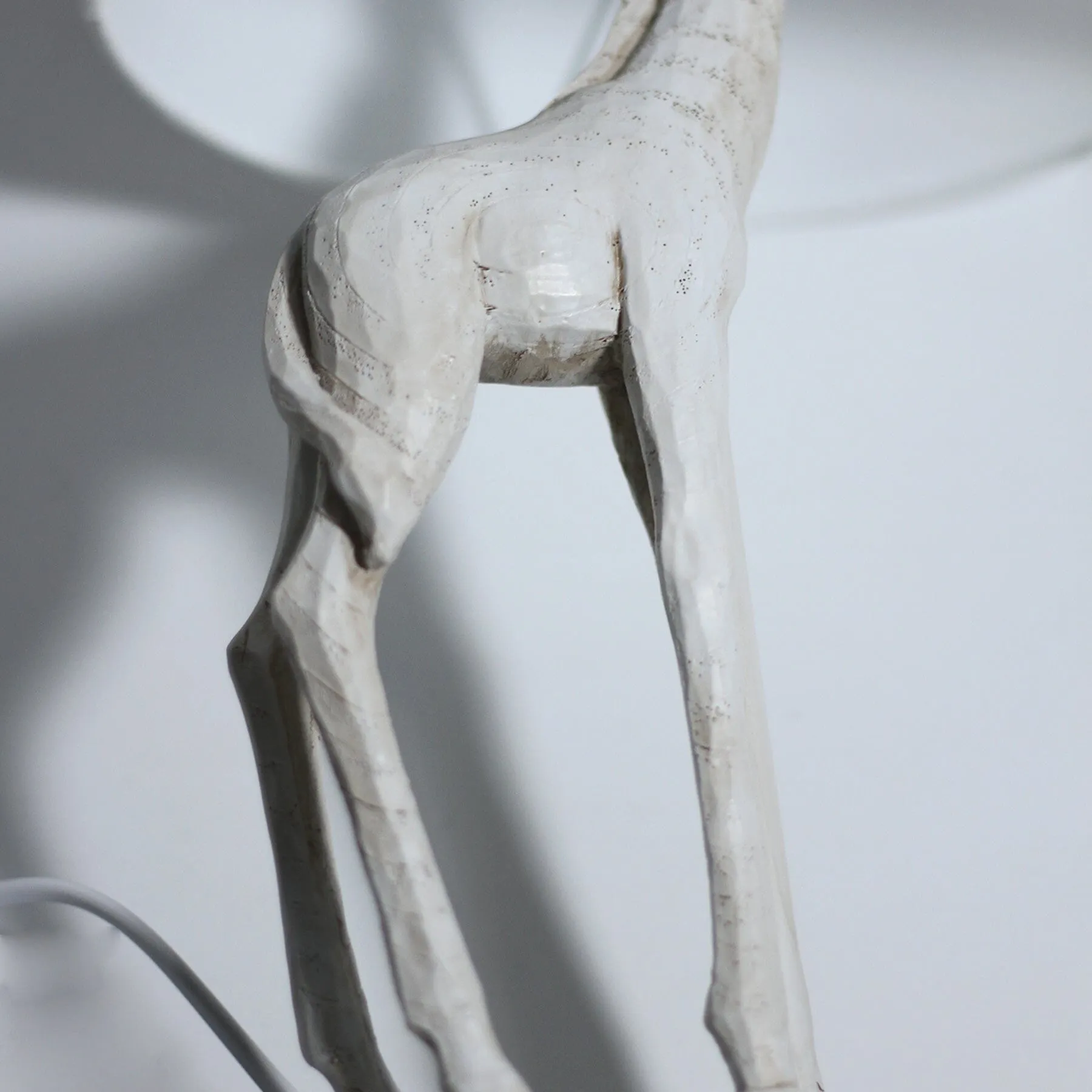 Giraffe Standing Table Lamp - White