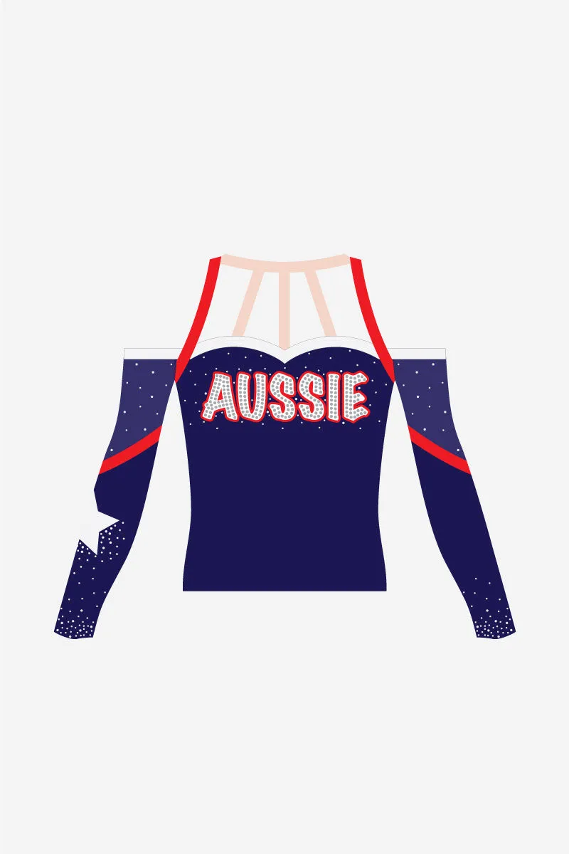 Girls Jnr Diamonds Long Top & Extra Crystals