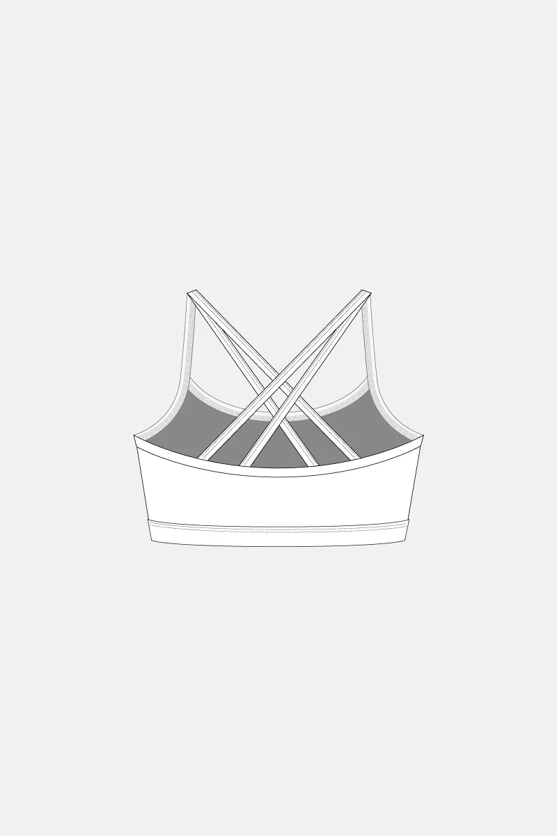 Girls Plain Crop Top Without Cups