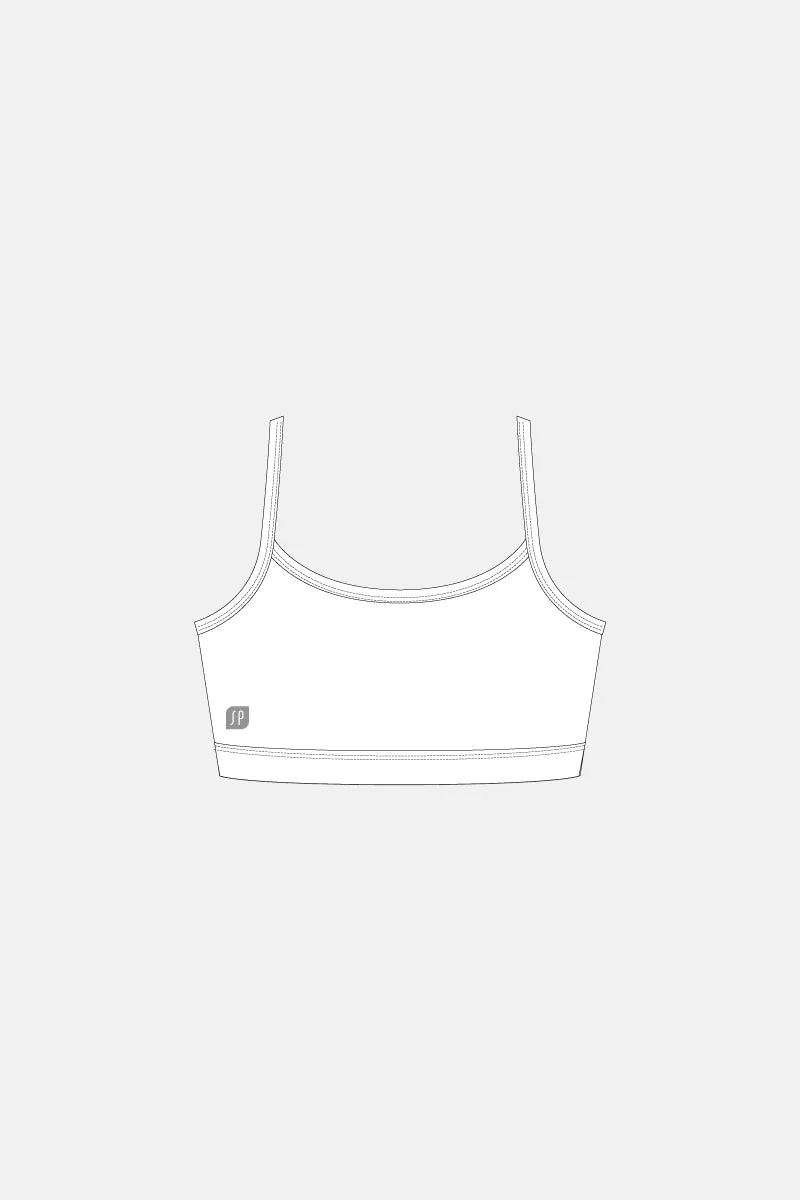 Girls Plain Crop Top Without Cups